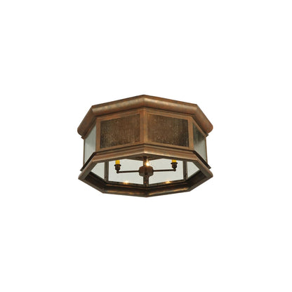 Manchester 4 Light 30" Wide Flush Mount Drum Ceiling Fixture