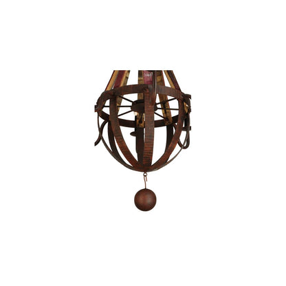 Barrel Stave Metallo 8 Light 44" Wide Taper Candle Style Chandelier