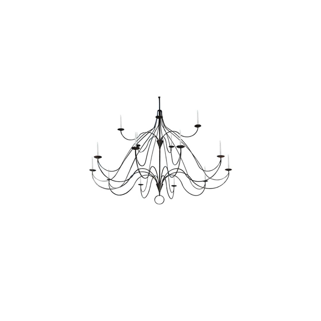 Polonaise 15 Light 96" Wide Taper Candle Style Chandelier