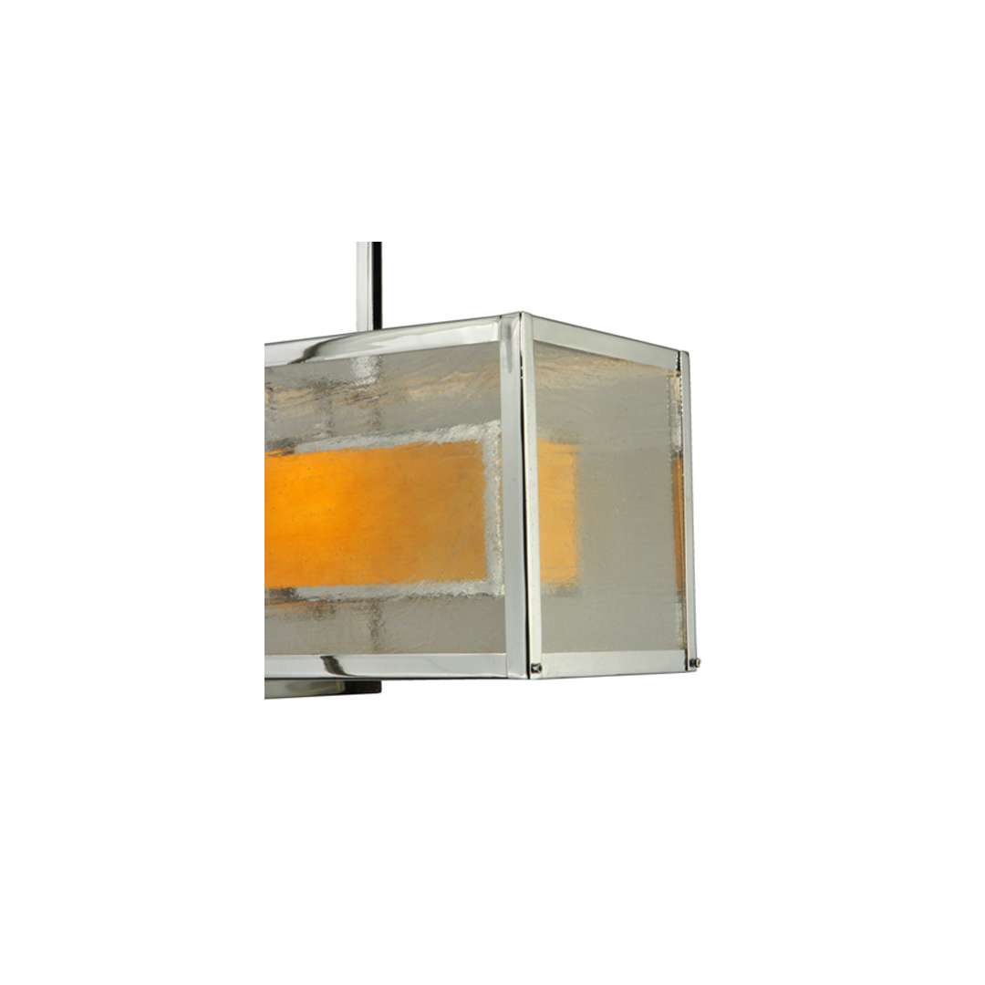 Quadrato 6 Light 13" Wide Linear Pendant