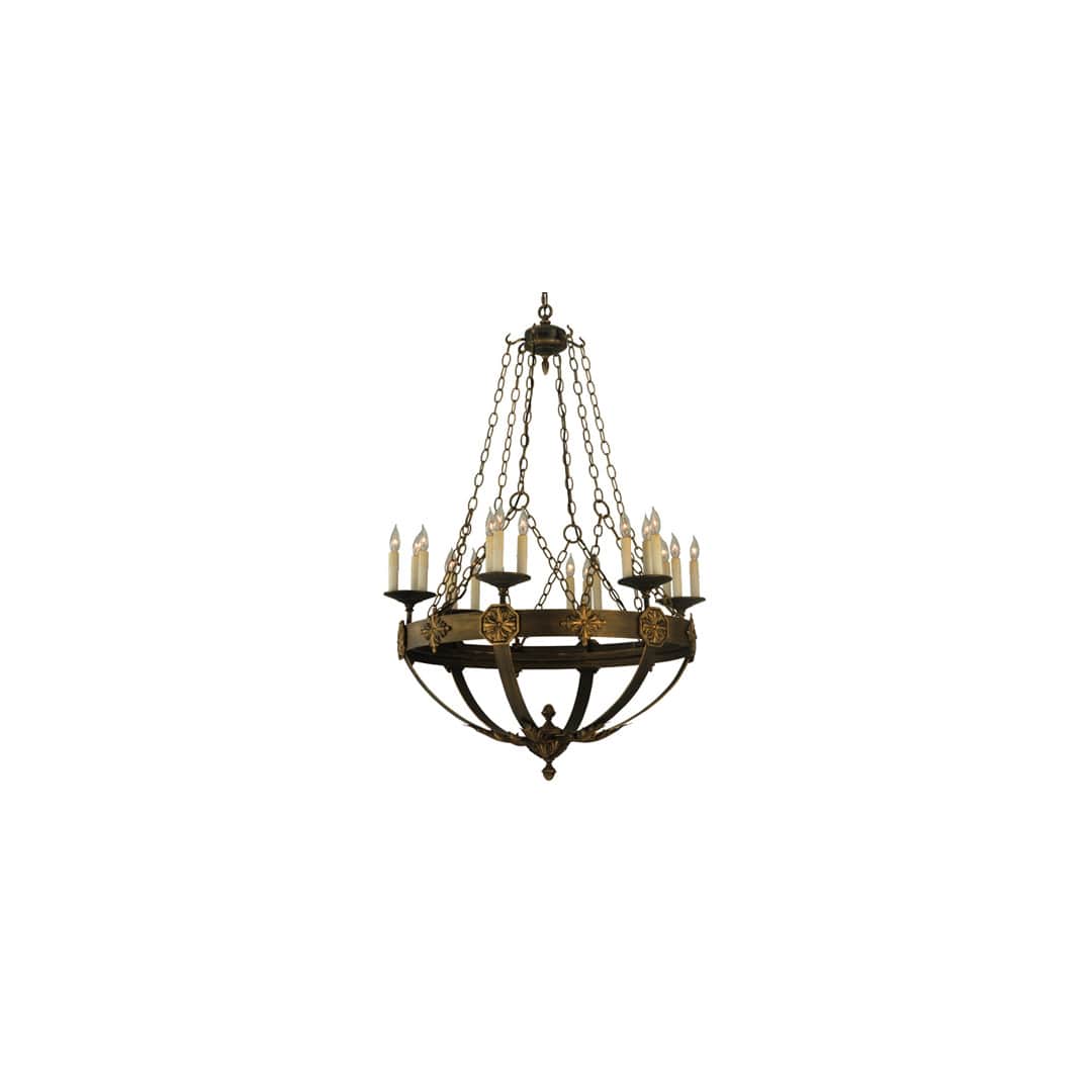 Neapolis 18 Light 32" Wide Taper Candle Style Chandelier