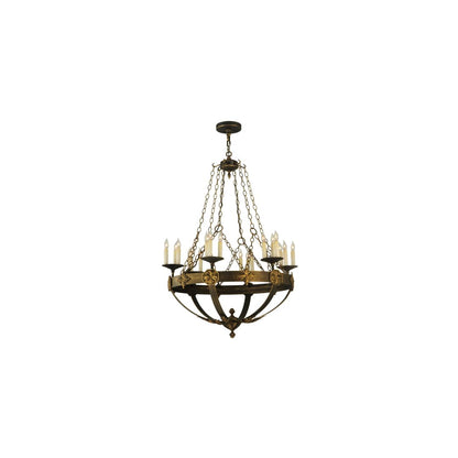 Neapolis 18 Light 32" Wide Taper Candle Style Chandelier