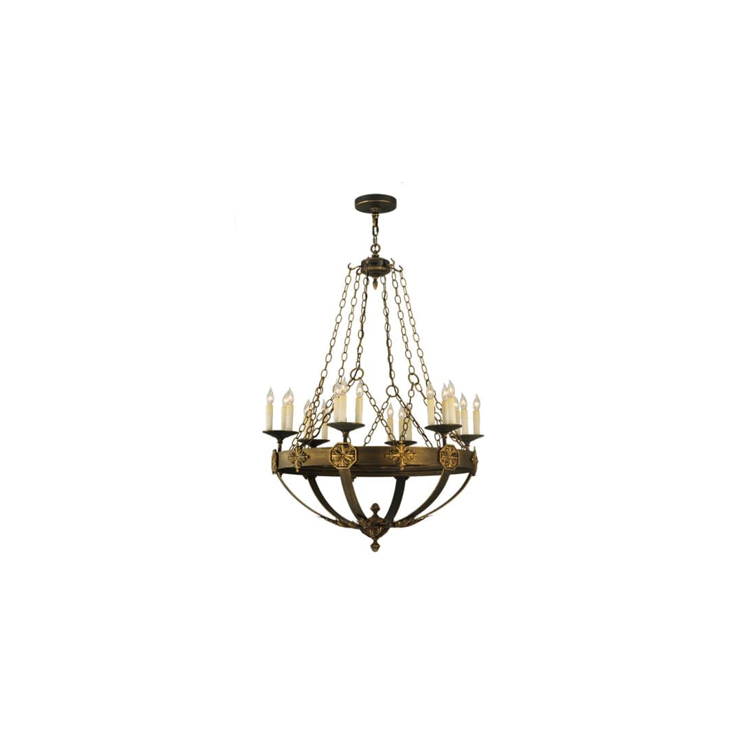 Neapolis 18 Light 32" Wide Taper Candle Style Chandelier