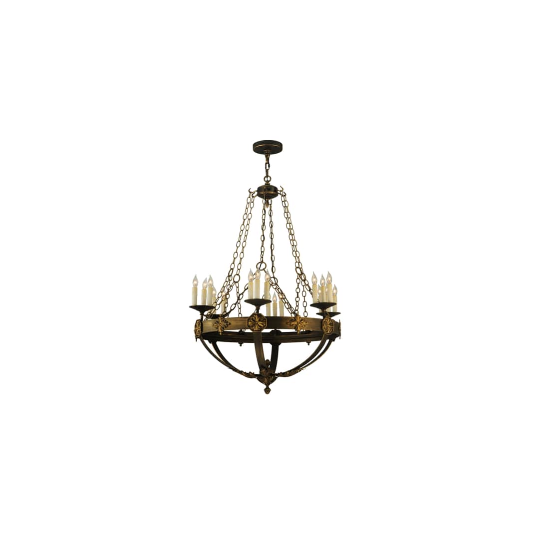 Neapolis 18 Light 32" Wide Taper Candle Style Chandelier