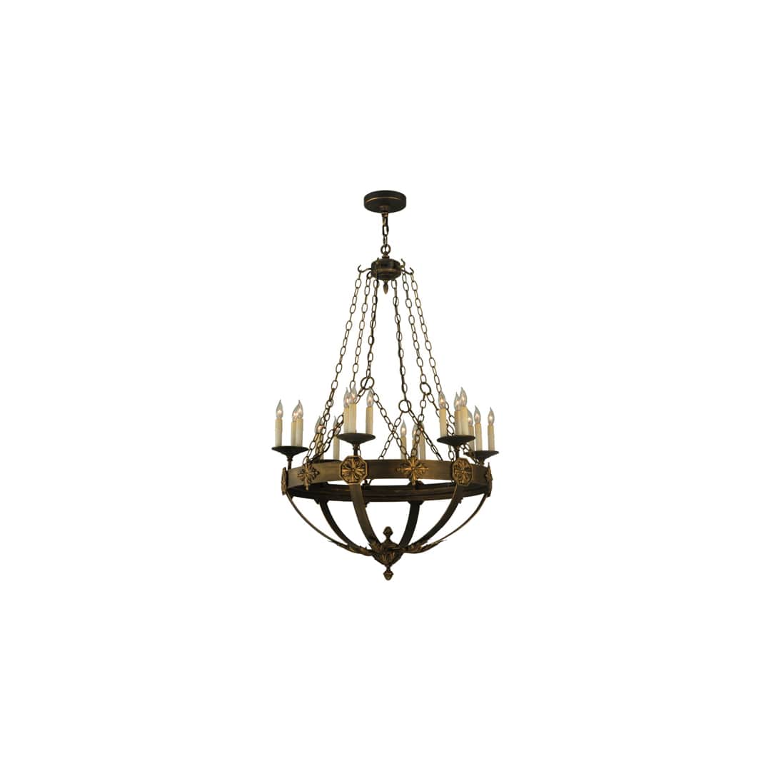 Neapolis 18 Light 32" Wide Taper Candle Style Chandelier