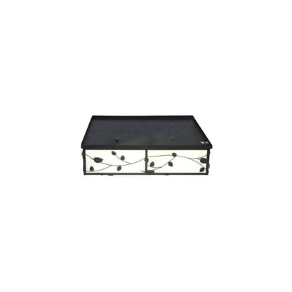 Ivy 8 Light 51" Wide Flush Mount Square Ceiling Fixture - Textured Black Finish - GU24 Bulb Base