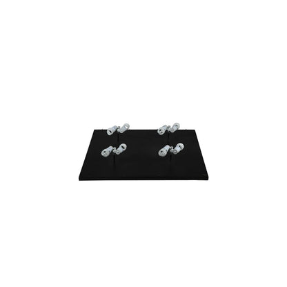 Ivy 8 Light 51" Wide Flush Mount Square Ceiling Fixture - Textured Black Finish - GU24 Bulb Base