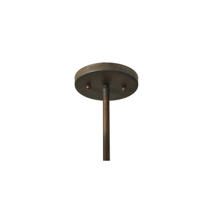 Chronos 6 Light 30" Wide Chandelier - Classic Rust Finish