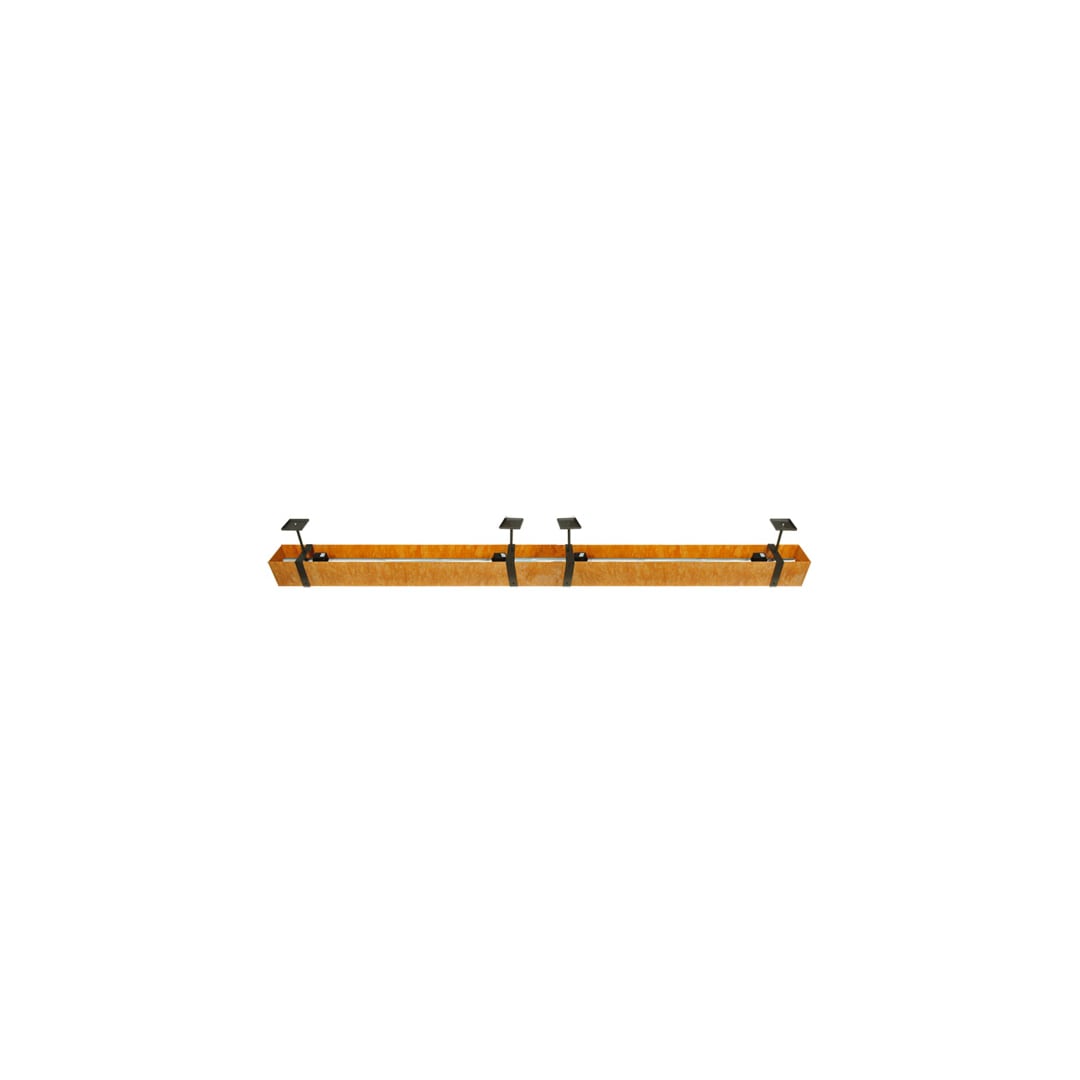 Quadrato 144" Wide LED Semi-Flush Ceiling Fixture