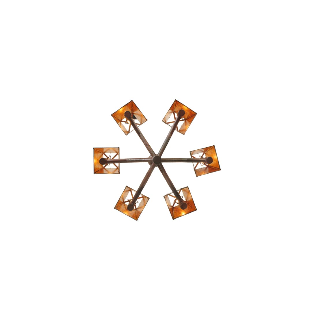Rocky Mountain 6 Light 40" Wide Chandelier