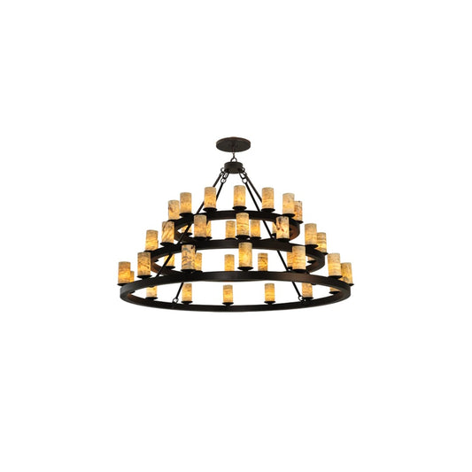 Loxley Horizon 42 Light 70" Wide Pillar Candle Style Chandelier