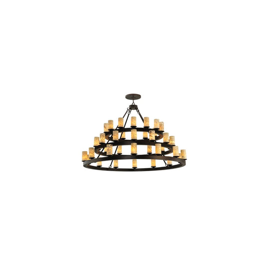 Loxley Horizon 42 Light 70" Wide Pillar Candle Style Chandelier