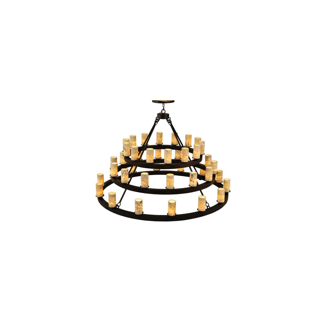 Loxley Horizon 42 Light 70" Wide Pillar Candle Style Chandelier