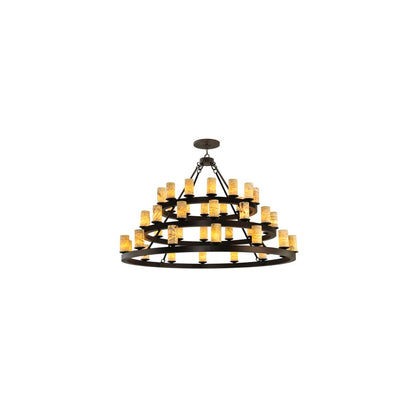 Loxley Horizon 42 Light 70" Wide Pillar Candle Style Chandelier