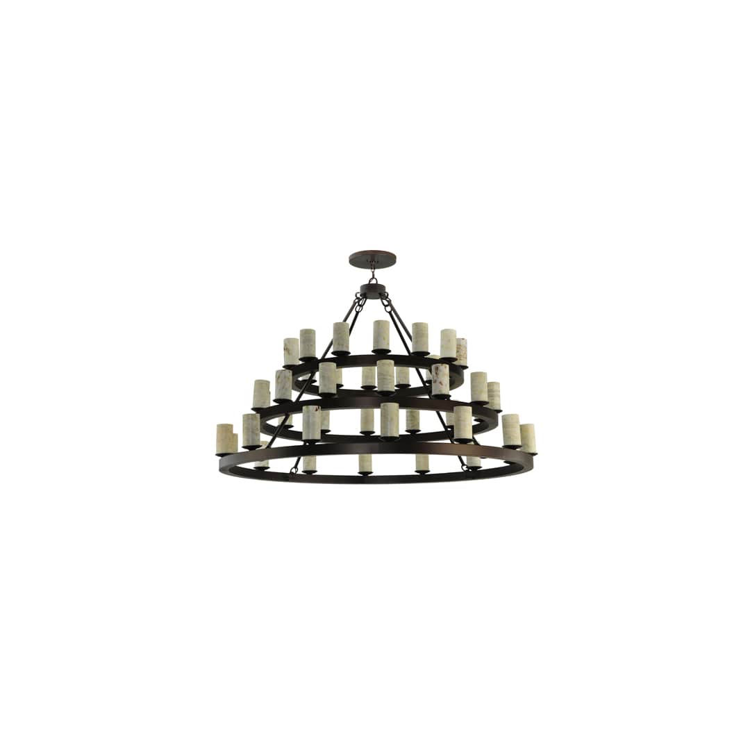 Loxley Horizon 42 Light 70" Wide Pillar Candle Style Chandelier