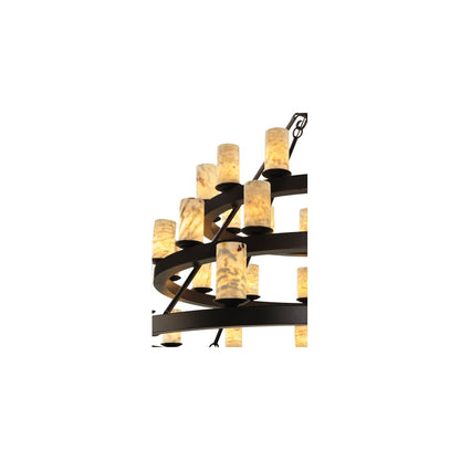 Loxley Horizon 42 Light 70" Wide Pillar Candle Style Chandelier