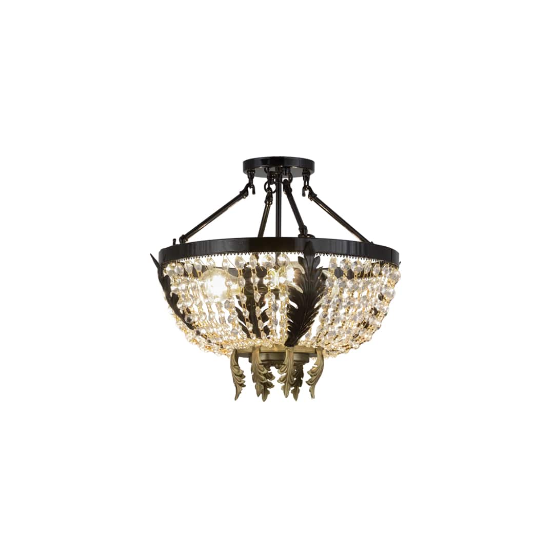 Chrisanne 3 Light 16" Wide Semi-Flush Bowl Ceiling Fixture