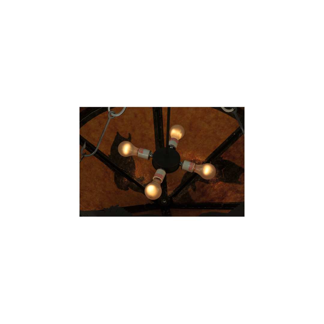 Catch of the Day 4 Light 38" Wide Semi-Flush Ceiling Fixture