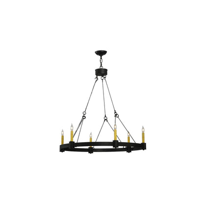Kenosha 6 Light 36" Wide Taper Candle Style Chandelier