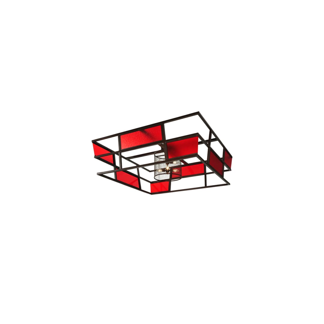 Tavern 8 Light 85" Wide Semi-Flush Ceiling Fixture