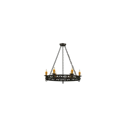 Sagebrush 6 Light 36" Wide Taper Candle Style Chandelier