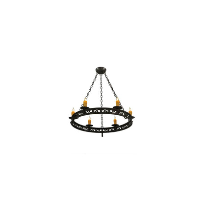 Sagebrush 6 Light 36" Wide Taper Candle Style Chandelier