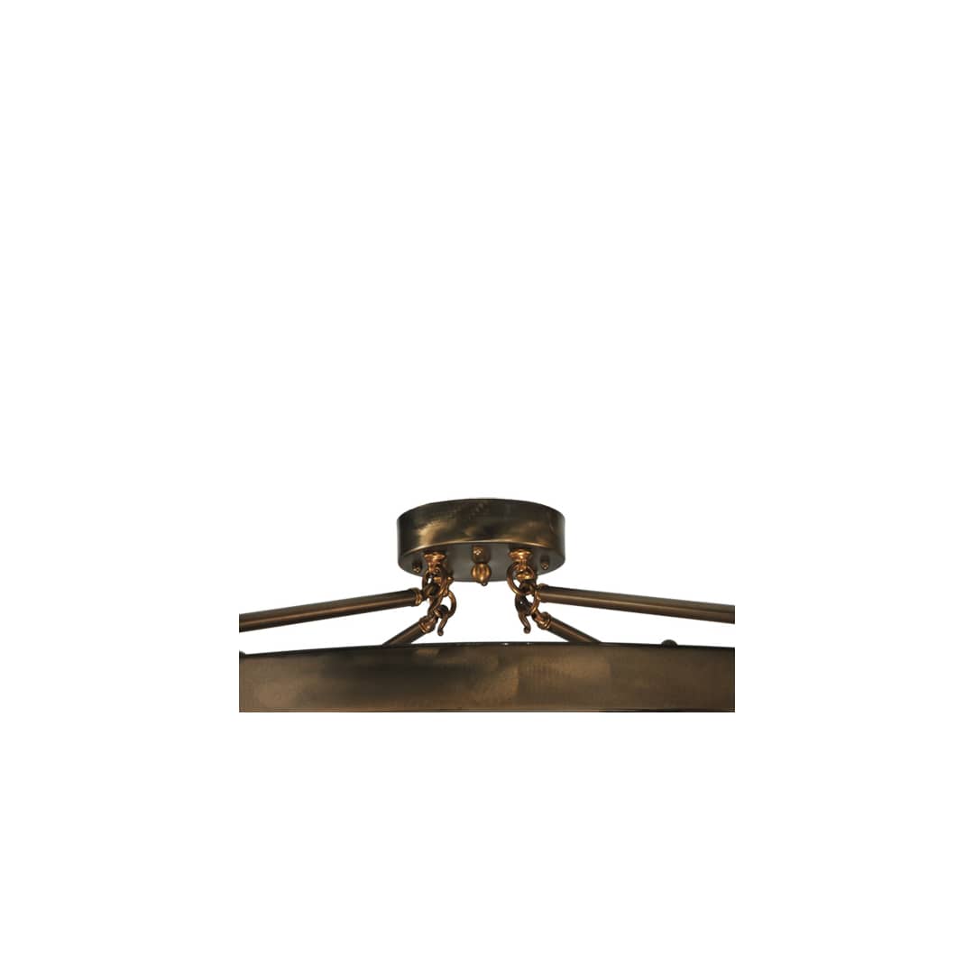 Clark 10 Light 48" Wide Semi-Flush Ceiling Fixture