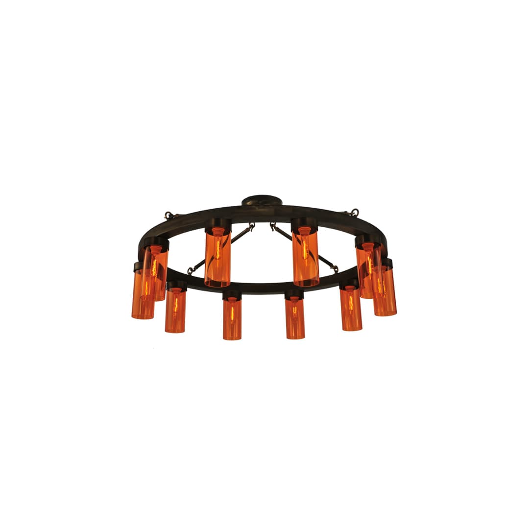 Clark 10 Light 48" Wide Semi-Flush Ceiling Fixture