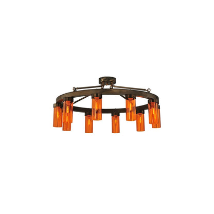Clark 10 Light 48" Wide Semi-Flush Ceiling Fixture