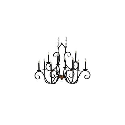 Clifton 10 Light 29" Wide Taper Candle Style Chandelier