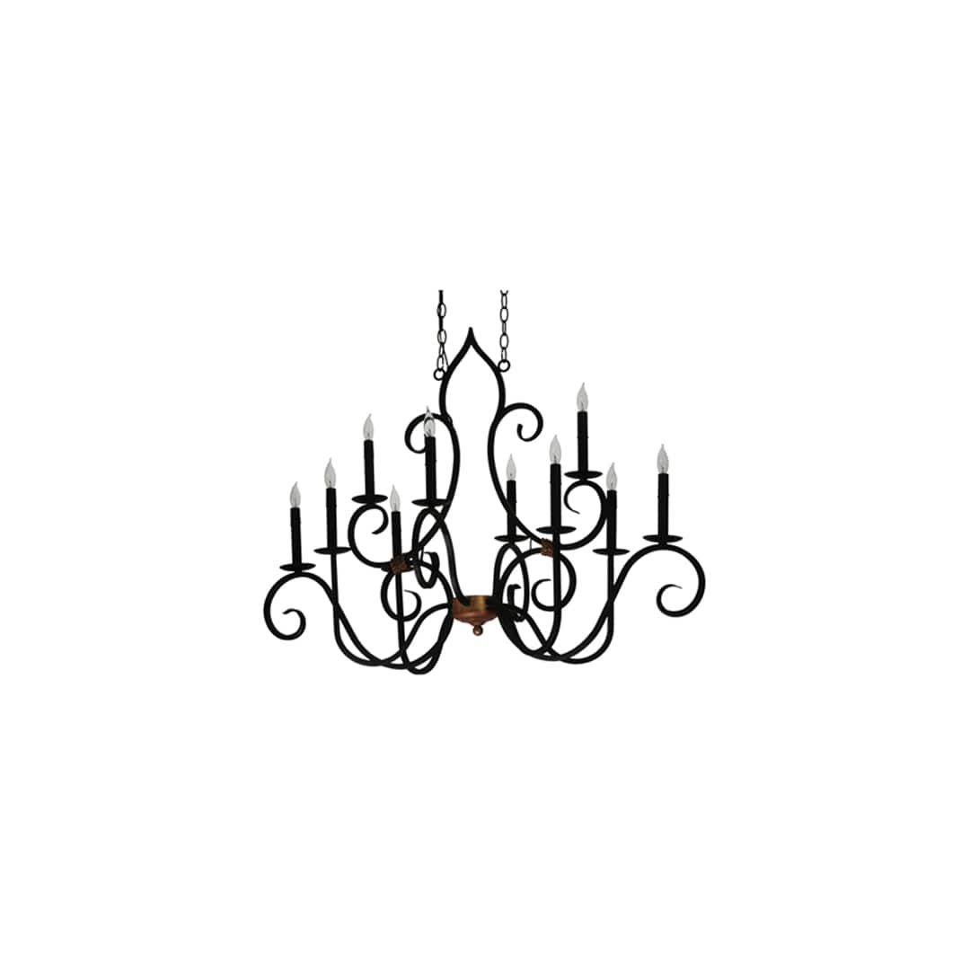 Clifton 10 Light 29" Wide Taper Candle Style Chandelier