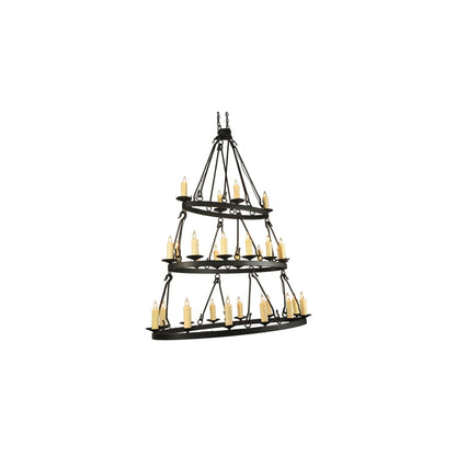 Kenosha 28 Light 36" Wide Taper Candle Style Chandelier
