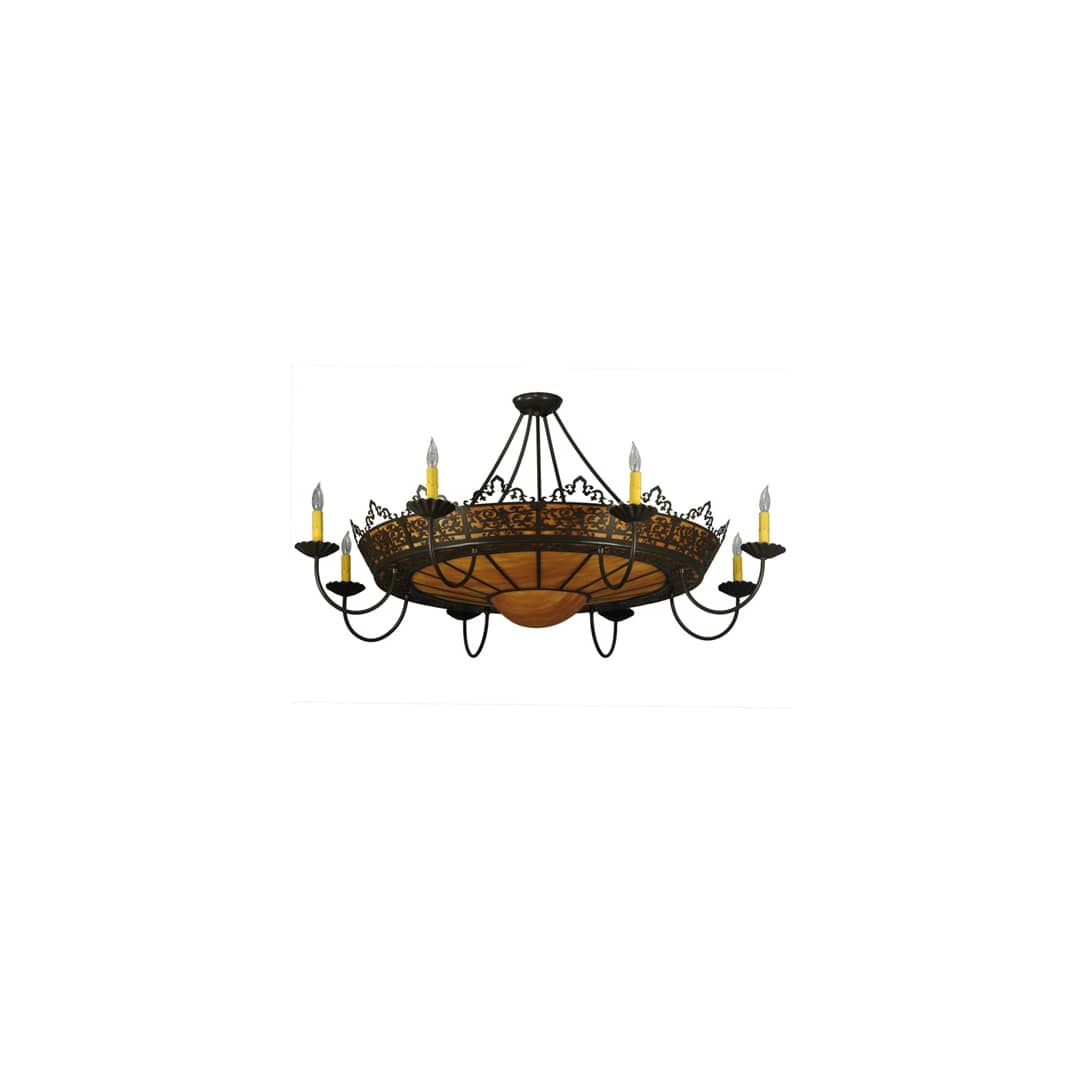 Stanley 8 Light 46" Wide Semi-Flush Ceiling Fixture