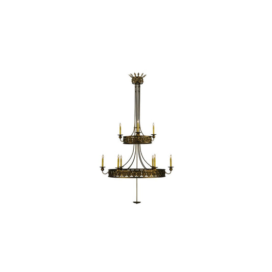 Montgomery 9 Light 48" Wide Taper Candle Style Chandelier