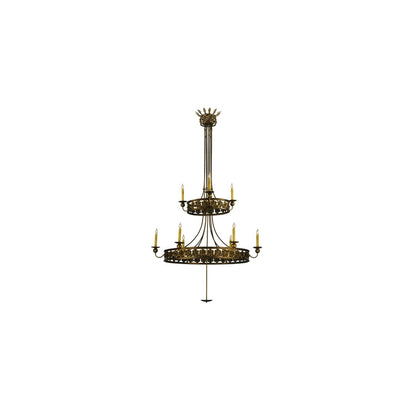 Montgomery 9 Light 48" Wide Taper Candle Style Chandelier