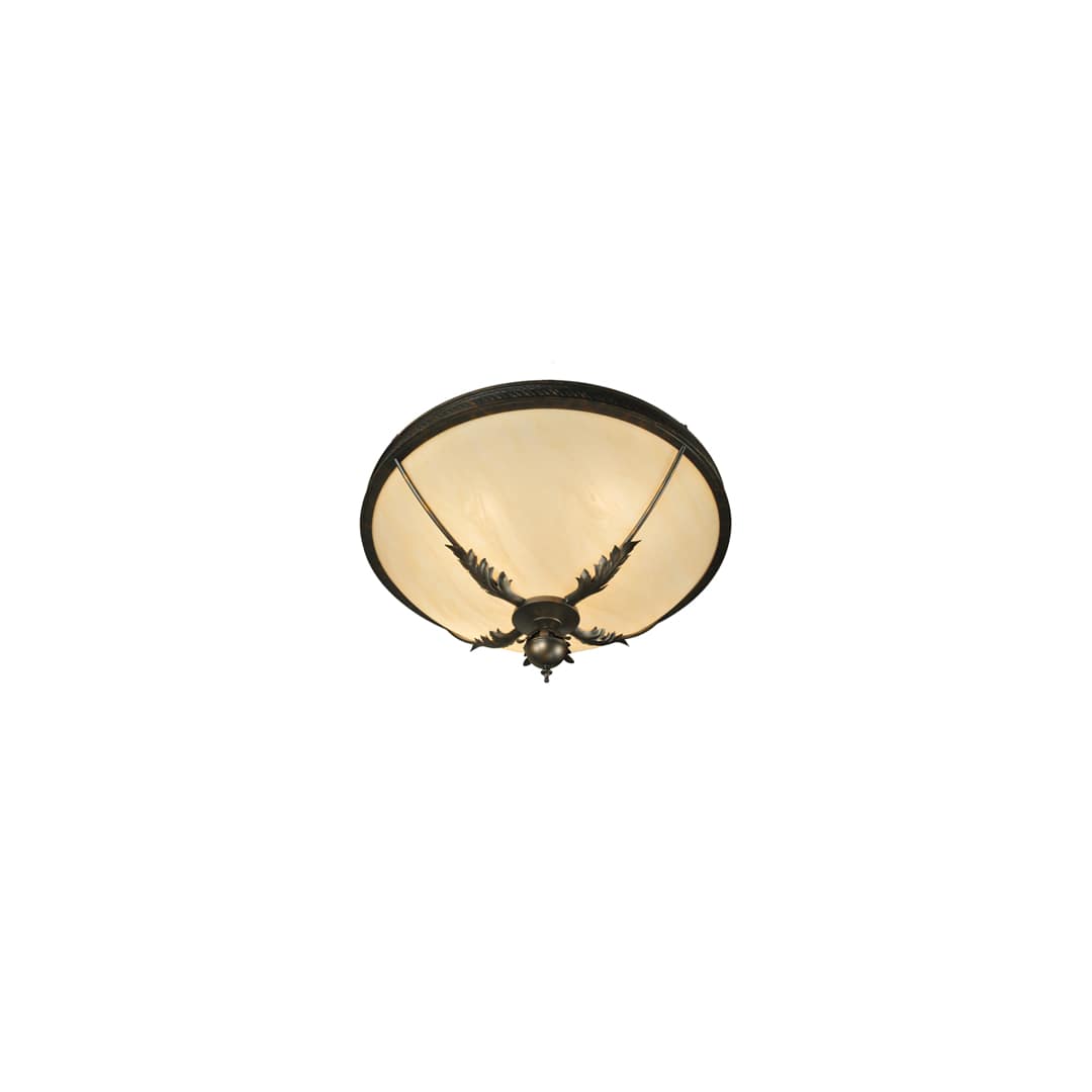Hoja 4 Light 30" Wide Semi-Flush Bowl Ceiling Fixture
