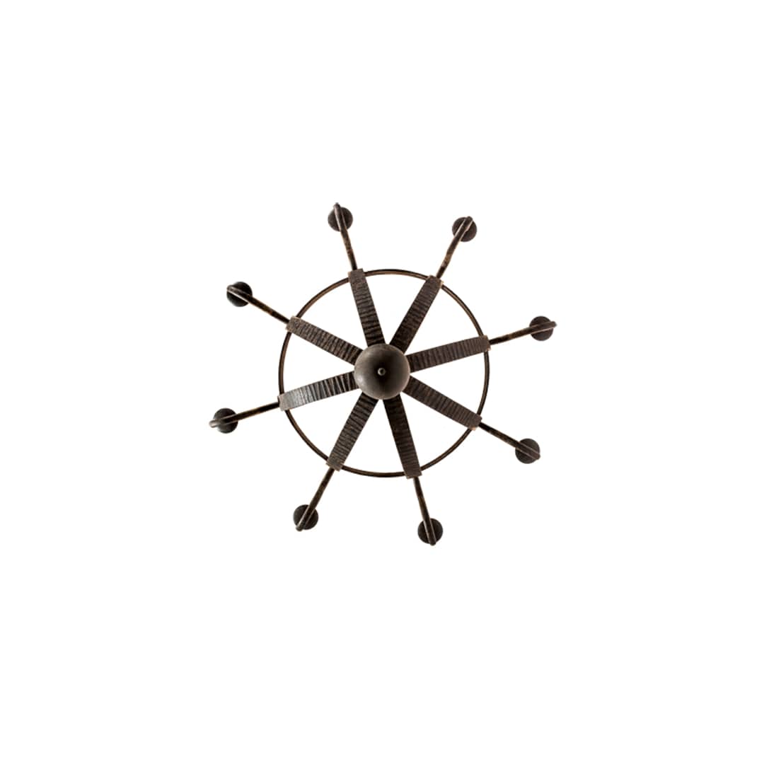 Barrel Stave Madera 8 Light 48" Wide Taper Candle Style Chandelier - Coffee Bean Finish