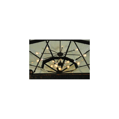 Grenoble 15 Light 74" Wide Semi-Flush Ceiling Fixture