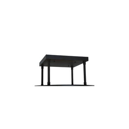 Cilindro Vicksburg 8 Light 48" Wide Semi-Flush Drum Ceiling Fixture - Oil Rubbed Bronze Finish
