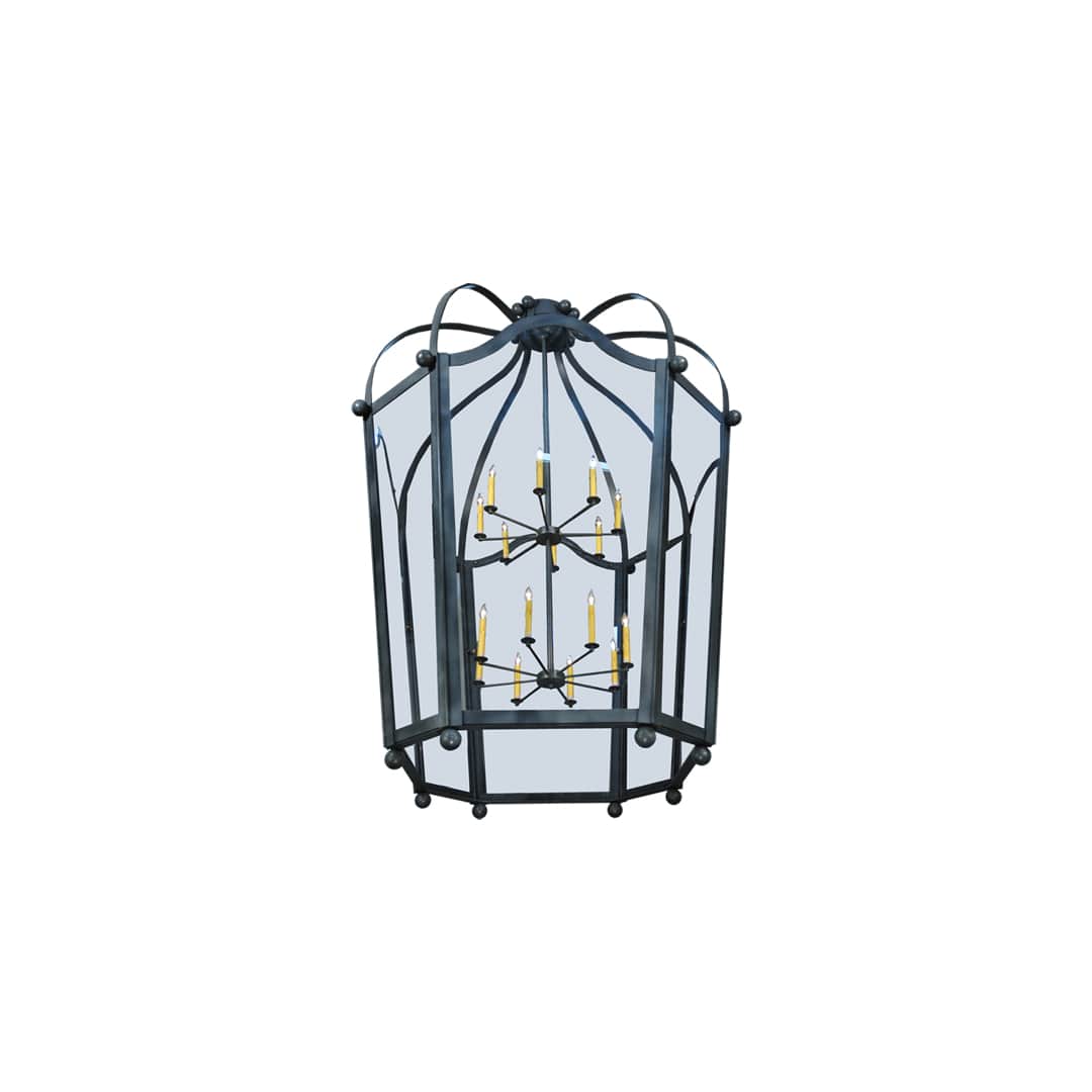 Citadel 16 Light 69" Wide Taper Candle Pendant