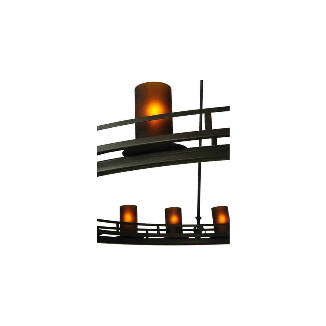 Barbury 20 Light 60" Wide Pillar Candle Style Chandelier