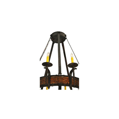 Costello 20 Light 48" Wide Taper Candle Style Chandelier - Burnished Copper Finish