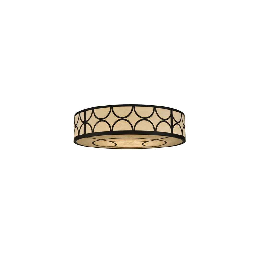 Revival Deco Cilindro 8 Light 48" Wide Flush Mount Drum Ceiling Fixture