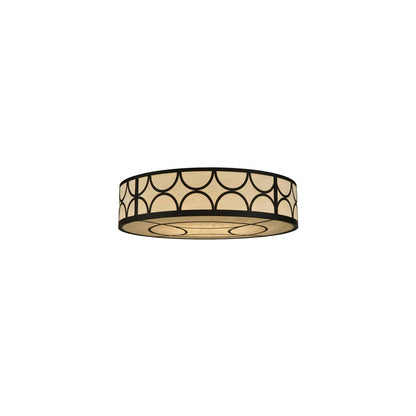 Revival Deco Cilindro 8 Light 48" Wide Flush Mount Drum Ceiling Fixture