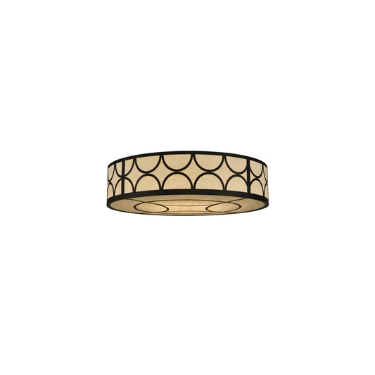 Revival Deco Cilindro 8 Light 48" Wide Flush Mount Drum Ceiling Fixture