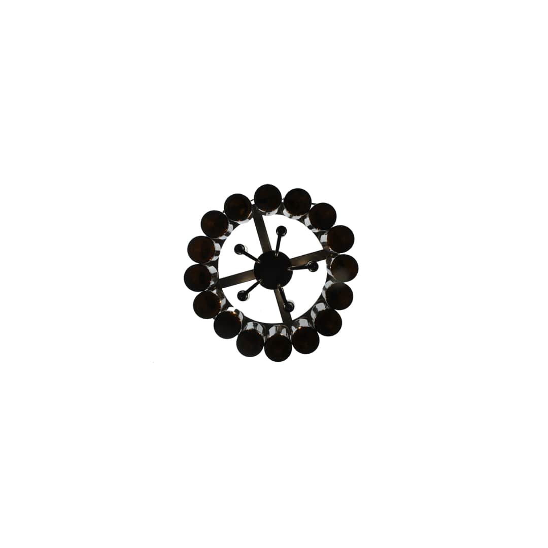 Tuscan Vineyard 5 Light 20" Wide Drum Chandelier