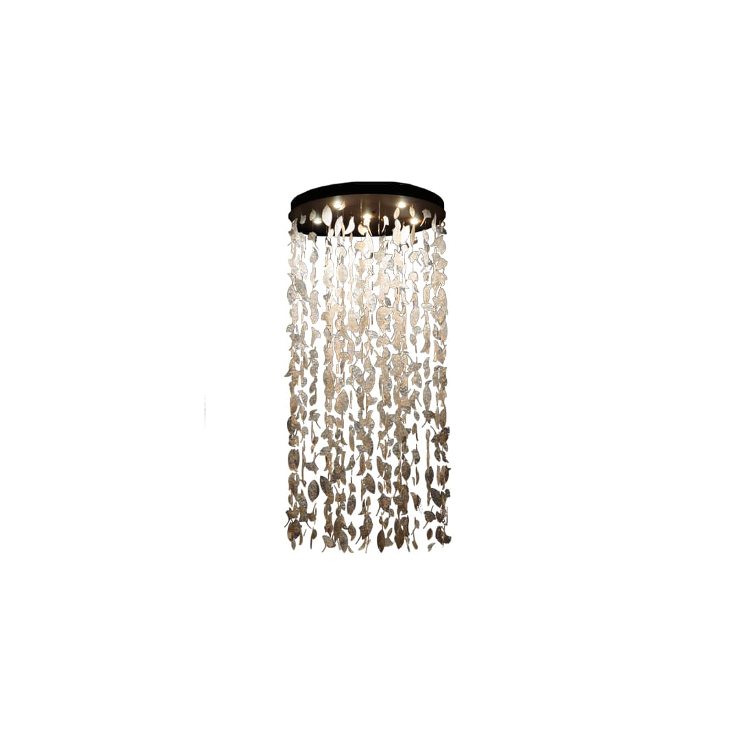 Ginkgo Leaf 6 Light 44" Wide Pendant