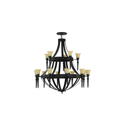 Pontoise 15 Light 60" Wide Chandelier