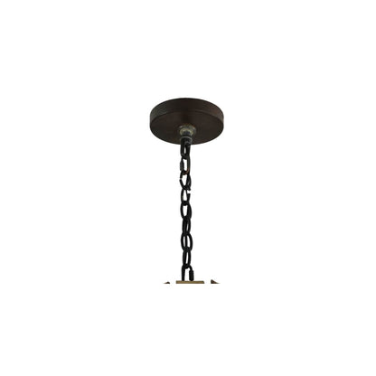 Barrel Stave Madera 8 Light 50" Wide Taper Candle Style Chandelier