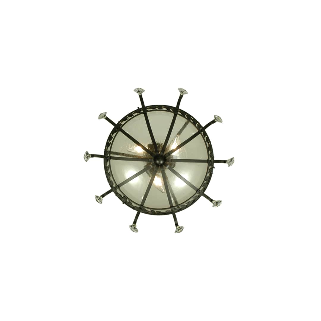 Florentine 3 Light 24" Wide Semi-Flush Bowl Ceiling Fixture